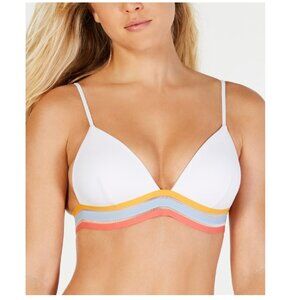 Hula Honey BandedStripe Molded PushUp bIKINI Top